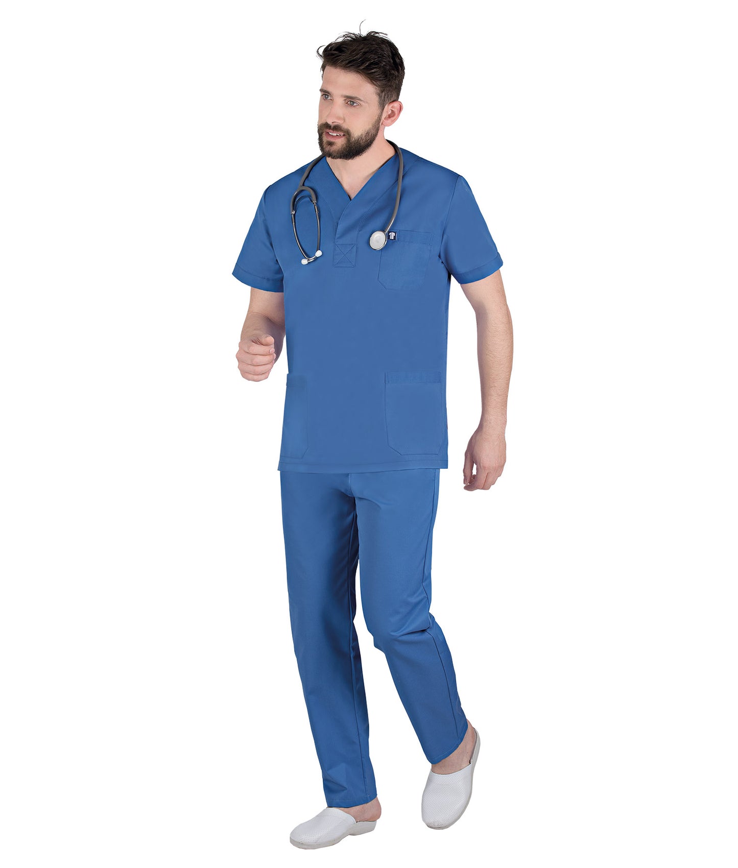Παντελόνι Scrub με λάστιχο και 2 τσέπες της Medical Bodyguard L-XXL CODE: 145/