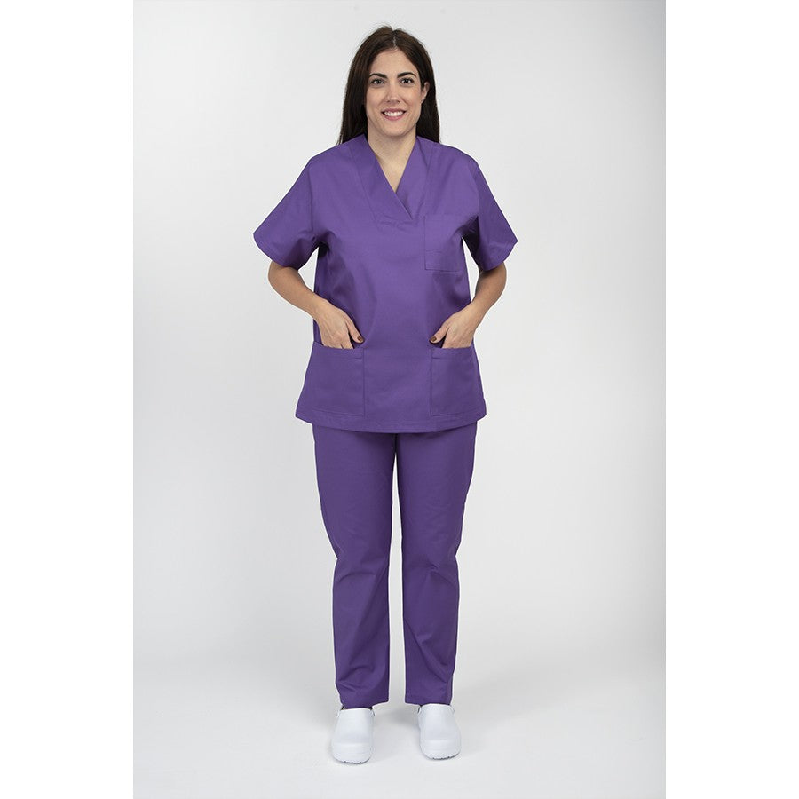 Unisex Scrub Παντελόνι Μωβ της DL Medical Collection