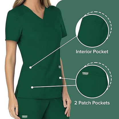 Γυναικεία μπλούζα Scrub της CHEROKEE XXS-XXL  (HUNW/ΠΡΑΣΙΝΟ) code: WW610/WW110