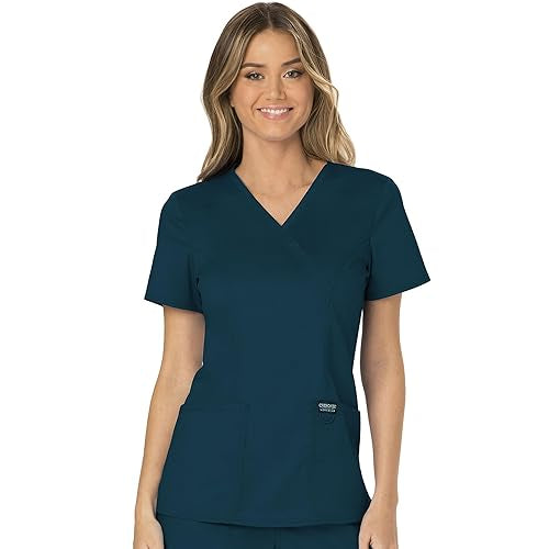 Γυναικεία μπλούζα Scrub της CHEROKEE XXS-XXL  (CARW/ΠΕΤΡΟΛ ΣΚΟΥΡΟ) code: WW610/WW110