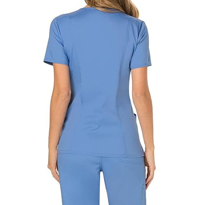 Γυναικεία μπλούζα Scrub της CHEROKEE XXS-XXL  (CIEW/ΣΙΕΛ) code: WW610/WW110
