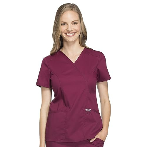 Γυναικεία μπλούζα Scrub της CHEROKEE XXS-XXL  (WINW/ΜΠΟΡΝΤΟ) code: WW610/WW110