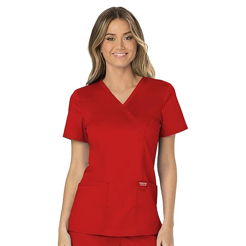 Γυναικεία μπλούζα Scrub της CHEROKEE XXS-XXL  (RED/ΚΟΚΚΙΝΟ) code: WW610/WW110