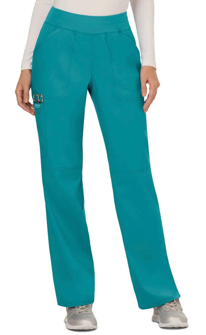 Γυναικείο παντελόνι Scrub της CHEROKEE XXS-XXL  TLBW/ΠΕΤΡΟΛ ΑΝΟΙΧΤΟ) code: WW110