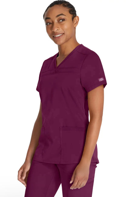 Γυναικεία Μπλούζα Scrub Balance της Dickies (WIN/ΜΠΟΡΝΤΟ) XXS-XXL  CODE: DK870