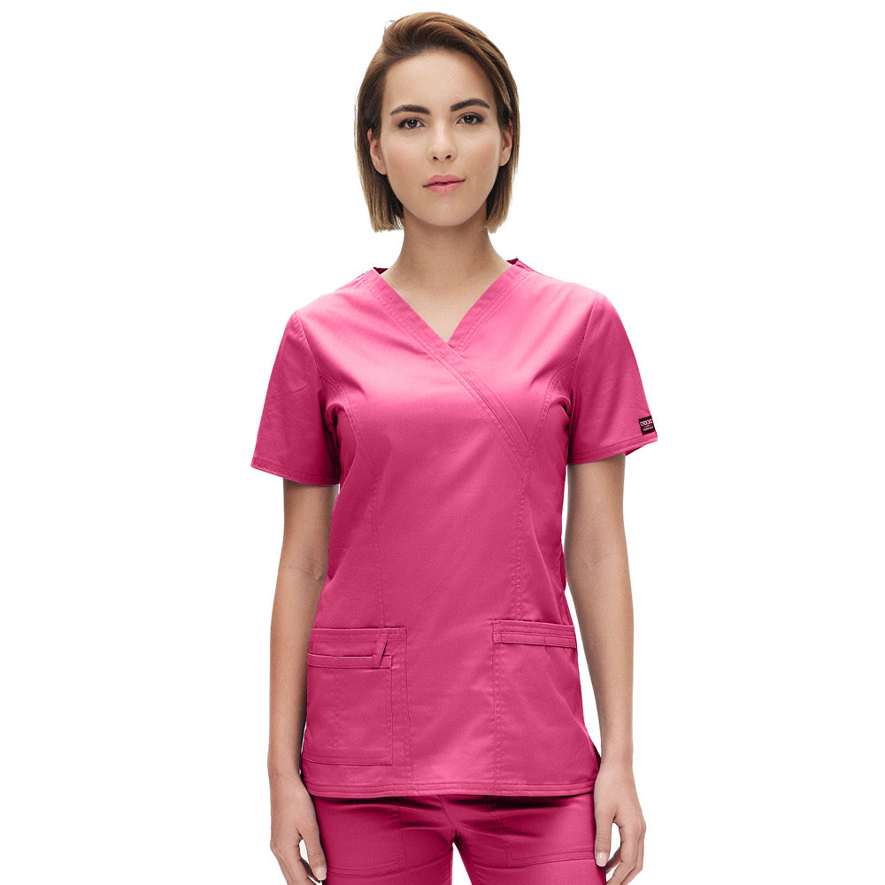 Γυναικεία Μπλούζα Scrub Core Stretch της Cherokee XXS-XXL (SHPW/ΡΟΖ ΕΝΤΟΝΟ) CODE: WW4728