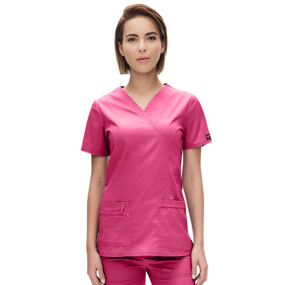 Γυναικεία Μπλούζα Scrub Core Stretch της Cherokee XXS-XXL (SHPW/ΡΟΖ ΕΝΤΟΝΟ) CODE: WW4728