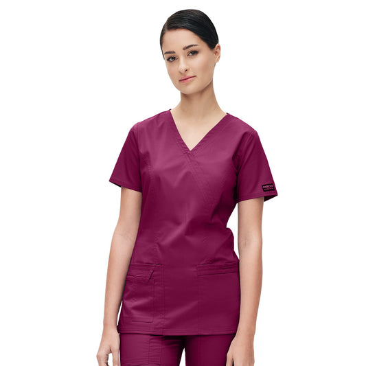Γυναικεία Μπλούζα Scrub Core Stretch της Cherokee XXS-XXL (WINW/ΜΠΟΡΝΤΟ) CODE: WW4728