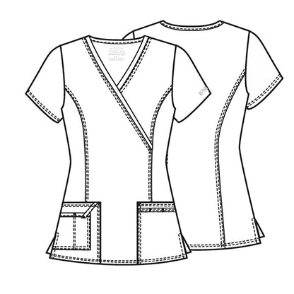 Γυναικεία Μπλούζα Scrub Core Stretch της Cherokee XXS-XXL (CIEW/ΣΙΕΛ) CODE: WW4728