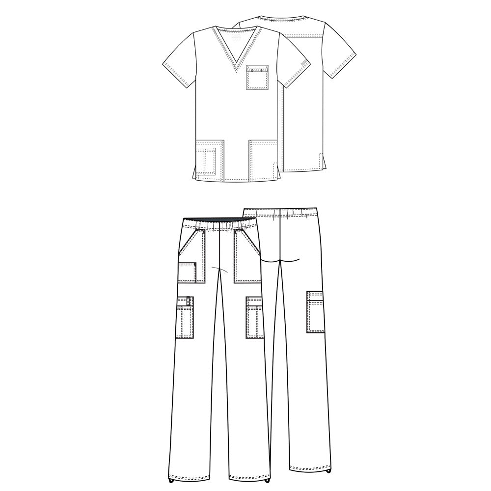 Ανδρικη - Unisex  Μπλούζα Scrub Core Stretch της Cherokee (CIEWΣΙΕΛ) XXS-XXL  CODE: WW4725