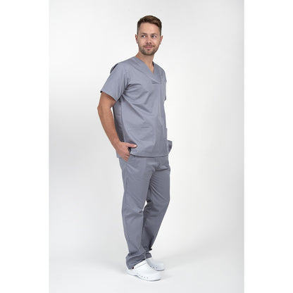 Unisex Scrub  Mπλούζα  Γκρί της DL Medical Collection