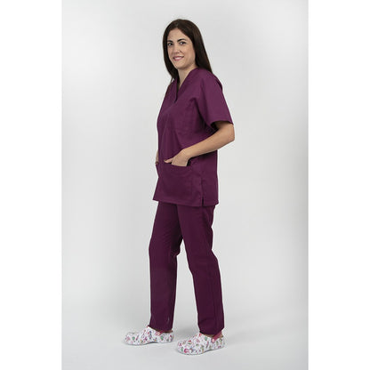 Unisex Scrub Παντελόνι Μελιτζανί της  DL Medical Collection