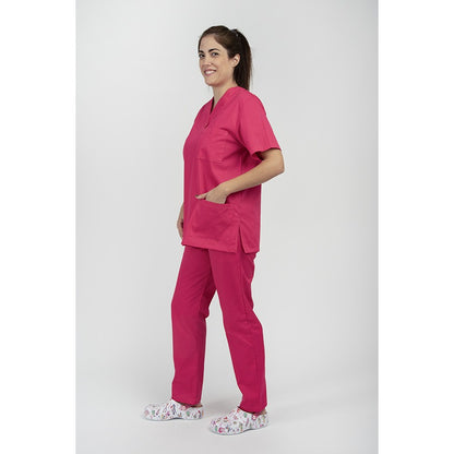 Unisex Scrub  Mπλούζα Φούξια της DL Medical Collection