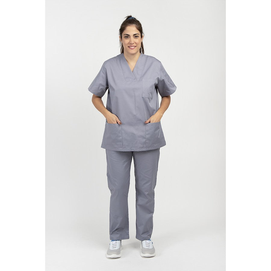 Unisex Scrub  Mπλούζα  Γκρί της DL Medical Collection
