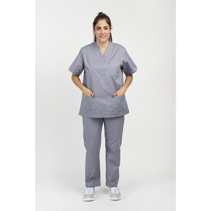 Unisex Scrub  Mπλούζα  Γκρί της DL Medical Collection