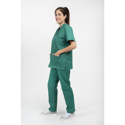 Unisex Scrub set - Σετ μπλούζα - παντελόνι Πράσινο  της  DL Medical Collection
